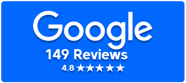 Google 149 reviews with a 4.8-star rating