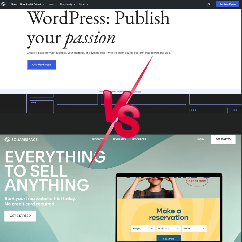 Squarespace vs WordPress
